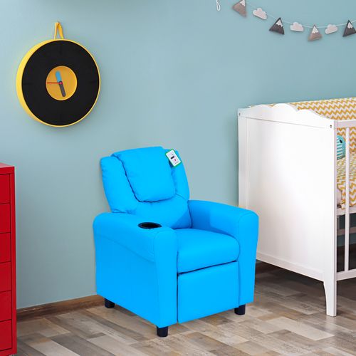 Kids Recliner Armchair Games Chair Children Seat Girls Boys Sofa HOMCOM