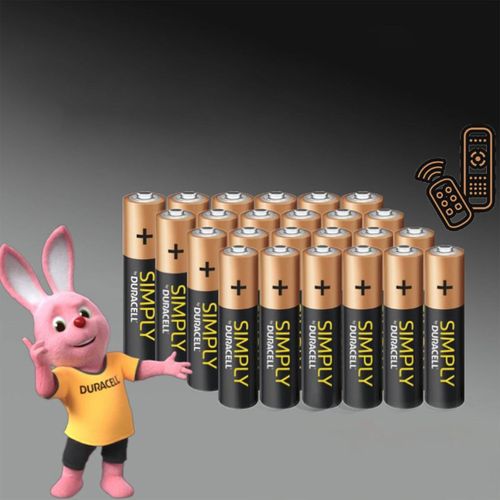 Duracell Simply AA Non Rechargeable Batteries, 12 Pack