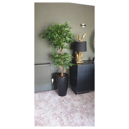 150cm Twisted Trunk Artificial Japanese Fruticosa Style Ficus Tree