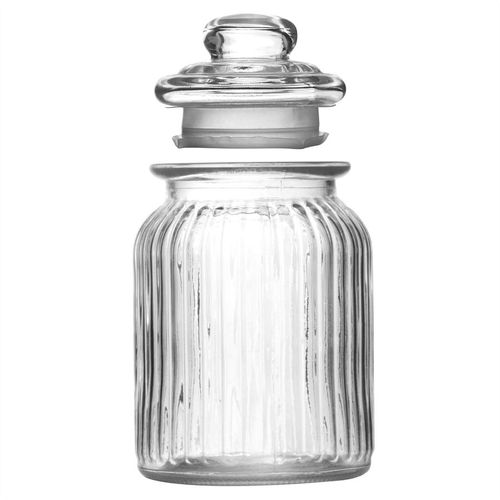 Vintage Airtight Glass Jars 990ml - Set of 3 | M&W