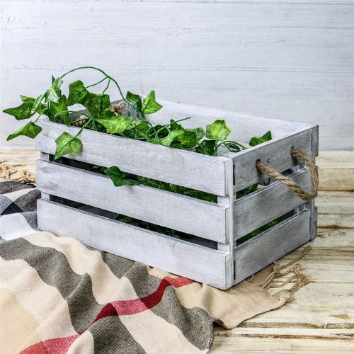 Wooden Storage Crates - Set of 3 | M&W