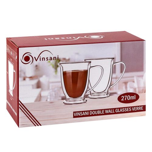 VINSANI DOUBLE WALL GLASSES VERRE 1010313