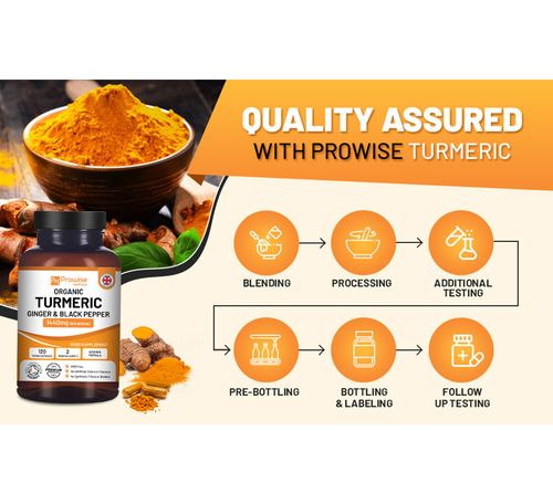 Prowise Turmeric Curcumin 1440mg with Black Pepper & Ginger