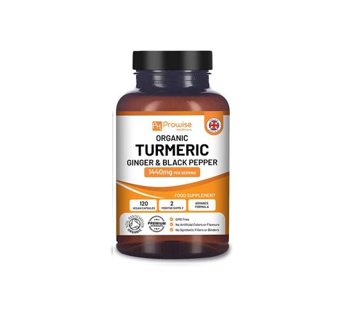 Prowise Turmeric Curcumin 1440mg with Black Pepper & Ginger