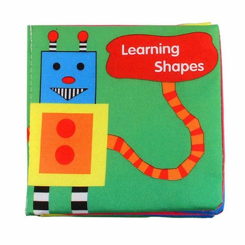 Doodle Non-Toxic Soft Infant Early Learning Baby Cloth Book[Shapes]