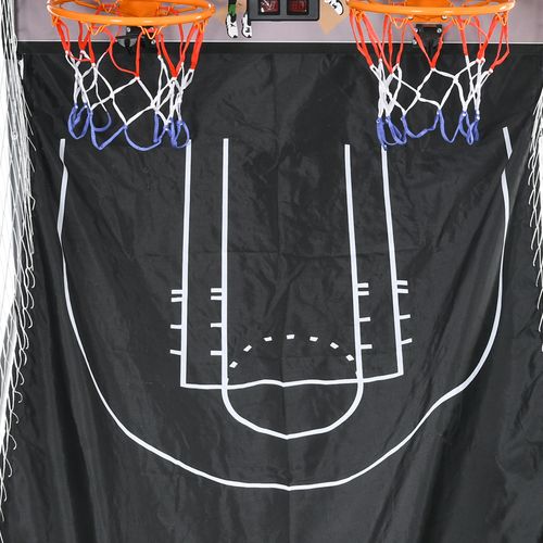 SPORTNOW Basketball Arcade Game with Double Hoops, Electronic Scorer