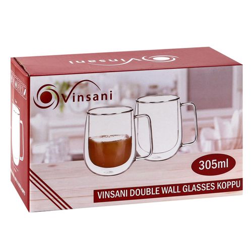 VINSANI DOUBLE WALL GLASSES KOPPU 1010314