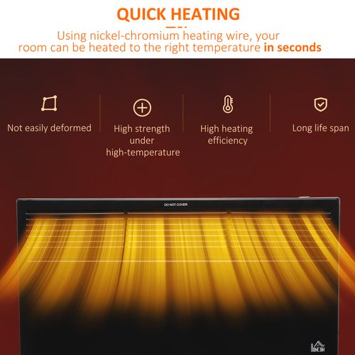 Convector Radiator Heater Freestanding or Wall-mounted Portable Electric Heating