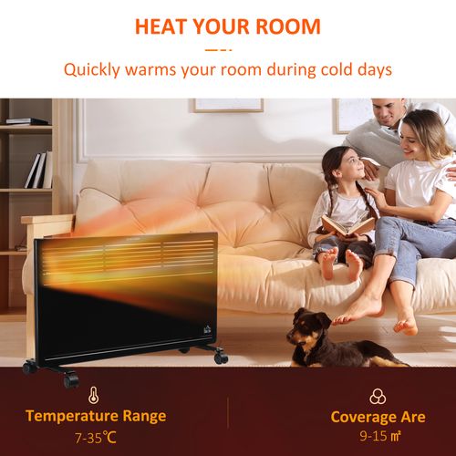 Convector Radiator Heater Freestanding or Wall-mounted Portable Electric Heating